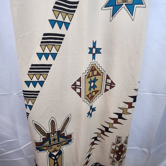 1970S Alfred Shaheen Printed Maxi Gown size 12 in EUC - Picture 4 of 9